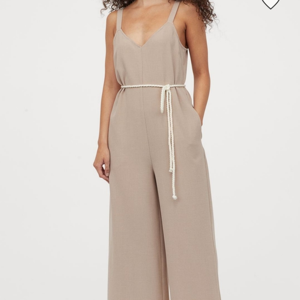 H&M Tan Jumpsuit NWT